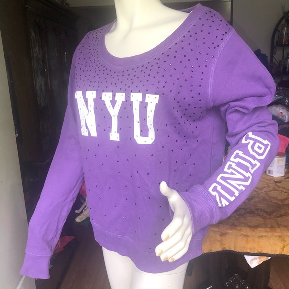 Pink Victoria’s Secret collegiate Sweatershirt - Picture 2 of 6